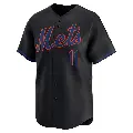 Men's No.11 Nick Madrigal New York Mets Black Limited Alternate Jersey