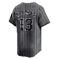 Men's No.13 Luis Torrens New York Mets Limited Graphite 2024 City Connect Jersey