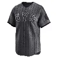 Men's No.29 DJ Stewart New York Mets Limited Graphite 2024 City Connect Jersey