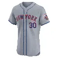 Men's No.30 Jake Diekman New York Mets Gray Elite Road Jersey