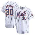 Men's No.30 Jake Diekman New York Mets White Limited Home Jersey