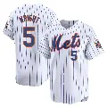 Men's No.5 David Wright New York Mets White Limited Home Jersey