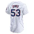 Men's No.53 Tyler Zuber New York Mets White Elite Home Jersey
