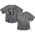 Toddler No.33 A.J. Minter New York Mets Limited Graphite 2024 City Connect Jersey