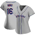Women's No.16 Hideo Nomo New York Mets Gray Replica Road Jersey