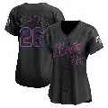 Women's No.26 Tim Locastro New York Mets Black Limited Alternate Jersey