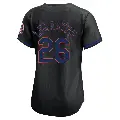 Women's No.26 Tim Locastro New York Mets Black Limited Alternate Jersey