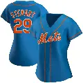 Women's No.29 DJ Stewart New York Mets Royal Authentic Alternate Jersey