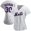 Women's No.30 Jake Diekman New York Mets White Replica Home Jersey