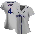 Women's No.4 Terrance Gore New York Mets Gray Replica Road Jersey