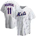 Youth No.11 Nick Madrigal New York Mets White Replica Home Jersey