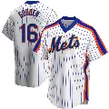 Youth No.16 Dwight Gooden New York Mets White Replica Home Cooperstown Collection Jersey
