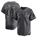 Youth No.18 Darryl Strawberry New York Mets Limited Graphite 2024 City Connect Jersey