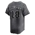 Youth No.18 Darryl Strawberry New York Mets Limited Graphite 2024 City Connect Jersey