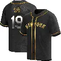 Youth No.19 Jose Siri New York Mets Gold Replica Black en Alternate Jersey