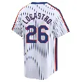 Youth No.26 Tim Locastro New York Mets White Limited Cooperstown Collection Jersey
