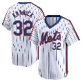 Youth No.32 Max Kranick New York Mets White Limited Cooperstown Collection Jersey