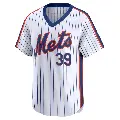 Youth No.39 Edwin Diaz New York Mets White Limited Cooperstown Collection Jersey