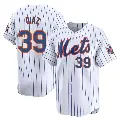 Youth No.39 Edwin Diaz New York Mets White Limited Home Jersey