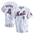 Youth No.4 Patrick Mazeika New York Mets White Limited Home Jersey
