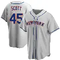 Youth No.45 Christian Scott New York Mets Gray Replica Road Jersey
