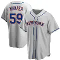 Youth No.59 Sean Manaea New York Mets Gray Replica Road Jersey