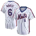 Youth No.6 Starling Marte New York Mets White Limited Cooperstown Collection Jersey