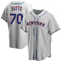 Youth No.70 Jose Butto New York Mets Gray Replica Road Jersey