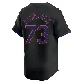 Youth No.73 Jimmy Yacabonis New York Mets Black Limited Alternate Jersey