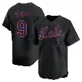 Youth No.9 Brandon Nimmo New York Mets Black Limited Alternate Jersey