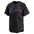 Youth No.9 Brandon Nimmo New York Mets Black Limited Alternate Jersey